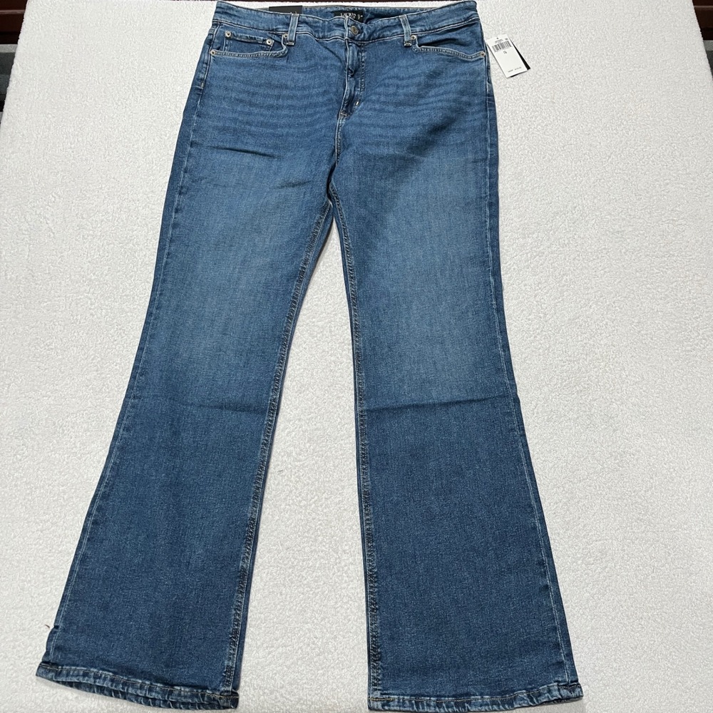 NEW!! Ralph Lauren High-Rise Boot Leg‎ Comfort Stretch Jeans Size: 18